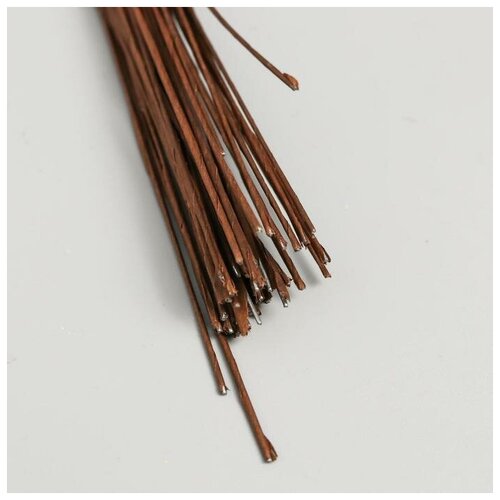 Набор проволоки для творчества d-08 мм 60 см 50 шт коричневый 425₽