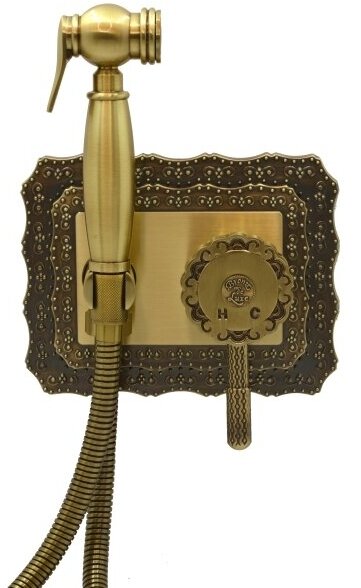 фото Гигиенический душ со смесителем Bronze de Luxe WINDSOR 10136, бронза