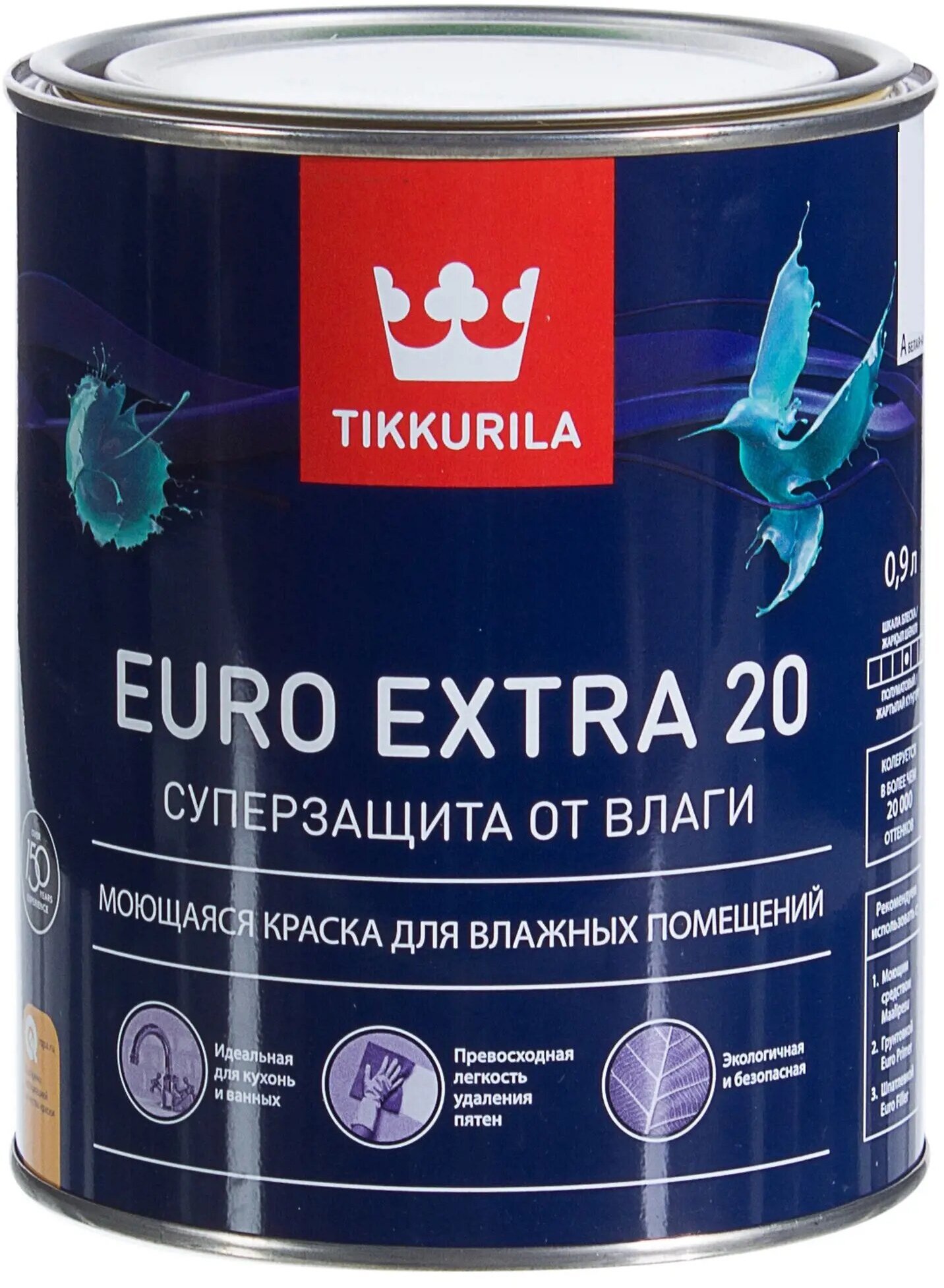 Краска Tikkurila EURO 20 A 9 л - фото №11