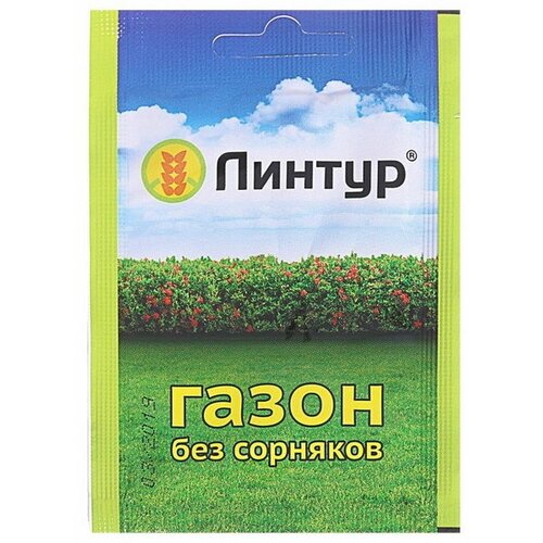 Средство от сорняков на газонах Линтур, 1.8 г, 4 шт. средство от сорняков на газонах линтур 1 8 г порошок для борьбы с двудольными сорняками