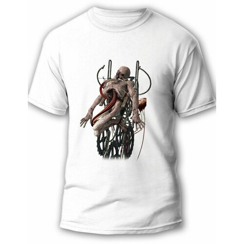 фото Футболка, размер l, белый будь на стиле