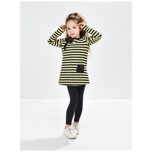 Комплект одежды для девочек Mini Maxi, модель 1204/1205, цвет желтый, размер 98