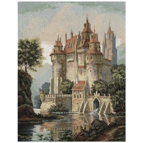 фото Набор для вышивания "panna" "золотая серия" zu-1280 ( зу-1280 ) "замок в горах"