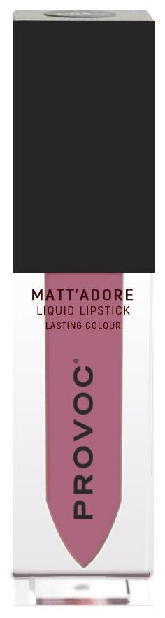 Provoc Mattadore Liquid Lipstick 07 Abundant Жидкая помада для губ, матовая, 4.5 гр (цв. пыльная роза)