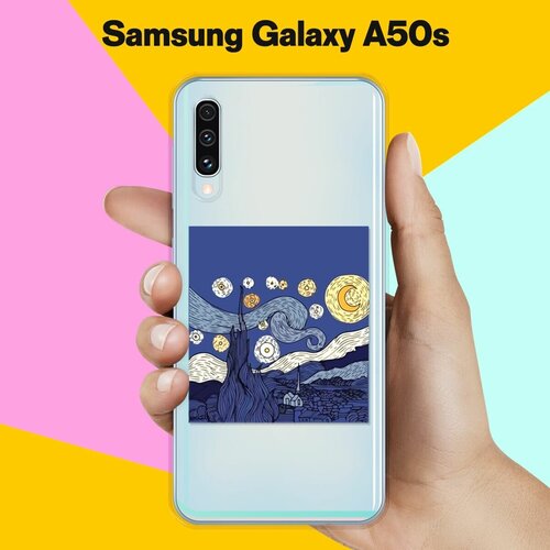 Силиконовый чехол Ночь на Samsung Galaxy A50s силиконовый чехол мона на samsung galaxy a50s