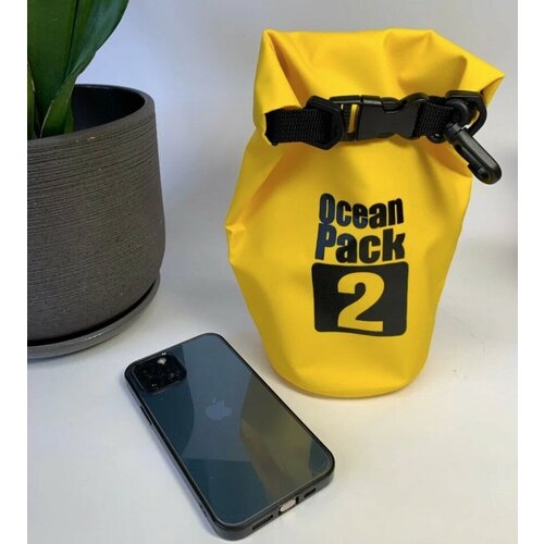 фото Гермомешок пвх ocean pack, 2 литра, желтый china