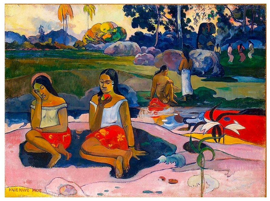 Поль гоген чудесный источник описание картины