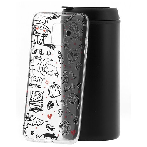 фото Чехол на samsung galaxy a6 (2018) a600f kruche хэллоуин кruче,кruче