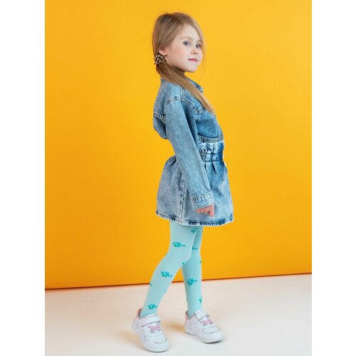 Колготки для девочки Розы JUST KIDS С859 голубой 14-15