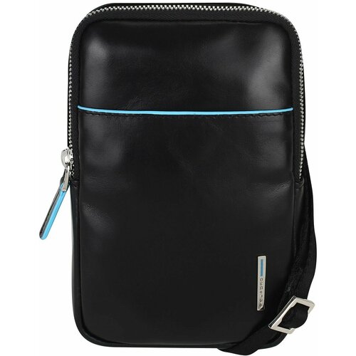 Сумка мессенджер PIQUADRO фактура гладкая синий 28320₽