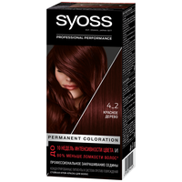 Syoss Color Стойкая крем-краска для волос, 4-2 Красное дерево, 115 мл
