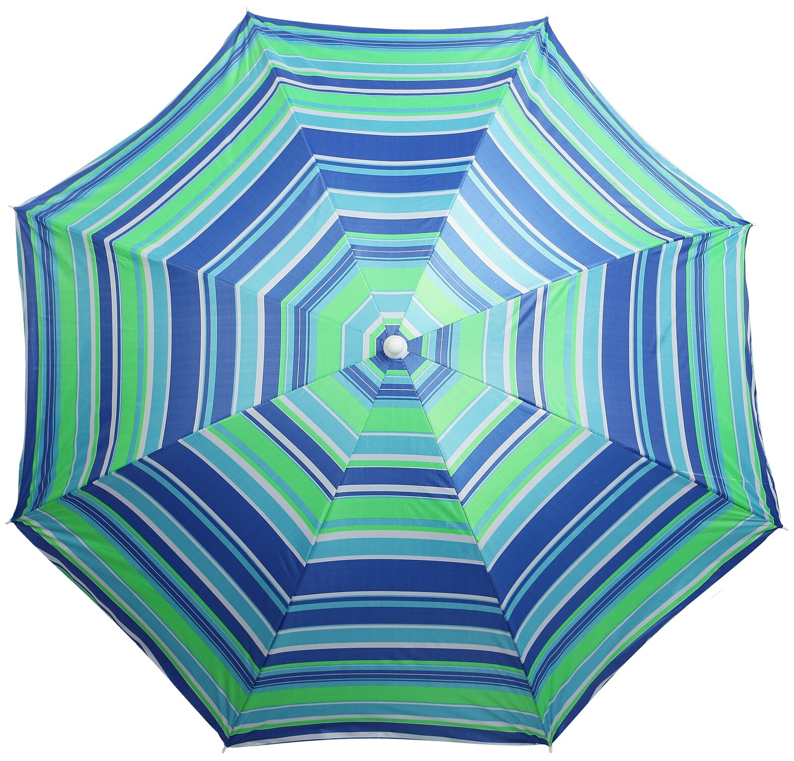 Зонт пляжный «Модерн» с серебряным покрытием, d=180 cм, h=195 см, микс - фотография № 4