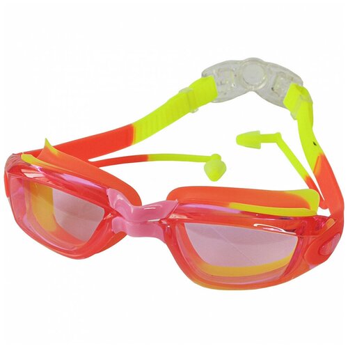 фото E33143-4 очки для плавания взрослые (оранжево-желтые) hawk