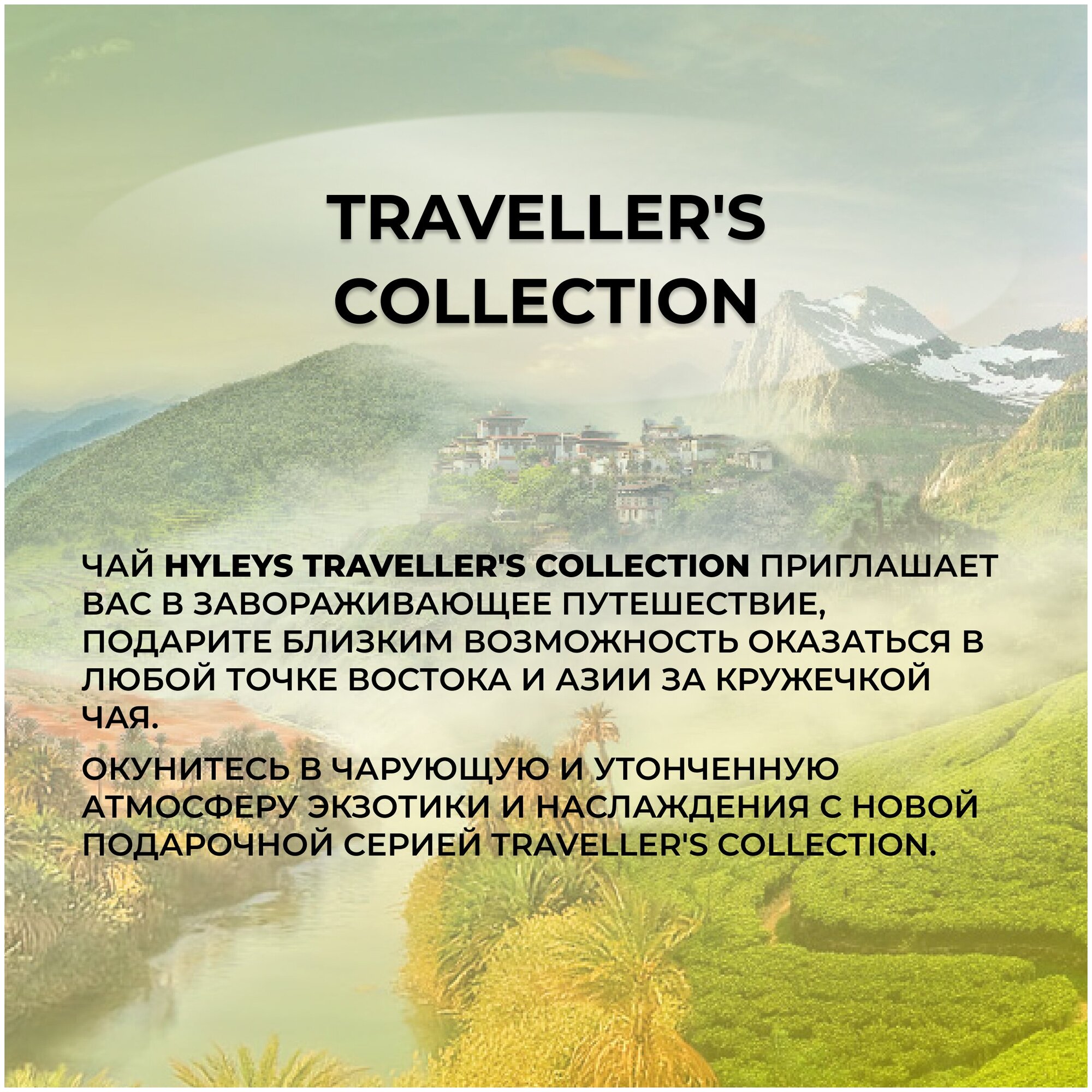 HYLEYS Чай листовой Travellers's Collection Роял Цейлон, черный, жестяная банка, 100 г - фотография № 3