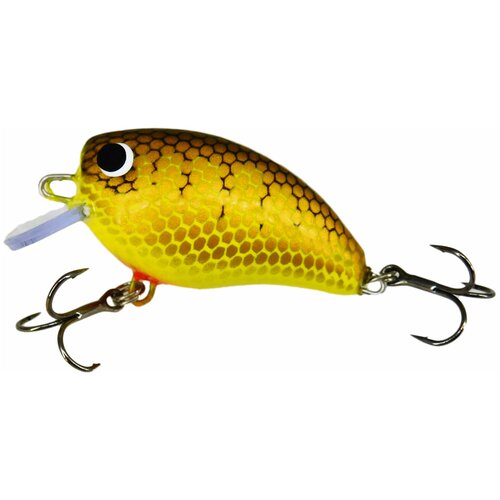 фото Воблер крэнк плавающий трюльник из дерева (36мм. 4,4гр.) от зябликова заглубление до 1.5м. на щуку на окуня на судака снасть для спиннинга