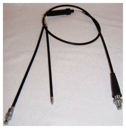 фото Трос газа двойной для мотоциклов с ускорительным насосом 150-250сс прямой выход №1