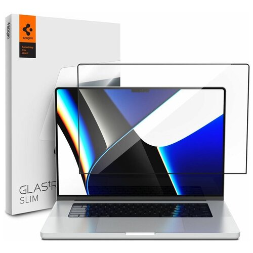 Защитное стекло Spigen GLAS.tR SLIM для экрана MacBook Pro 16