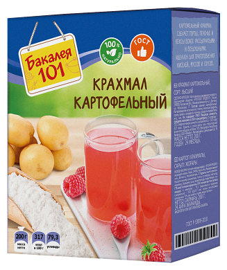 Крахмал Бакалея 101 картофельный 200г