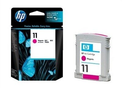 Картридж HP C4837A № 11 magenta для HP Business inkjet 1000, 1100, 1200, 2000, 2200, 2230, 2250, 2280, 2280tn, 2300, 2600, 2600dn, 2800, Color Inkjet CP1700, CP1700d, DesignJet 100, 110, 120, Officejet 9110, 9120, 9130, pro K850 (28 мл.)