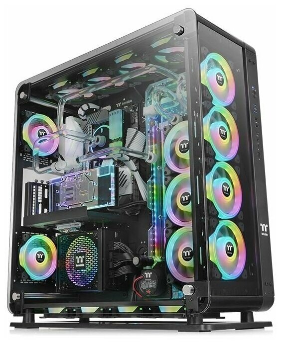 Корпус ATX Thermaltake Core P8 TG, Full-Tower, без БП, черный [ca-1q2-00m1wn-00]