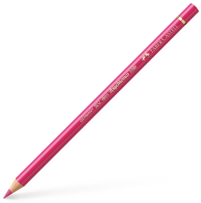 Цветные карандаши Faber Castell Карандаш цветной Faber-Castell Polychromos, розовато-карминовый