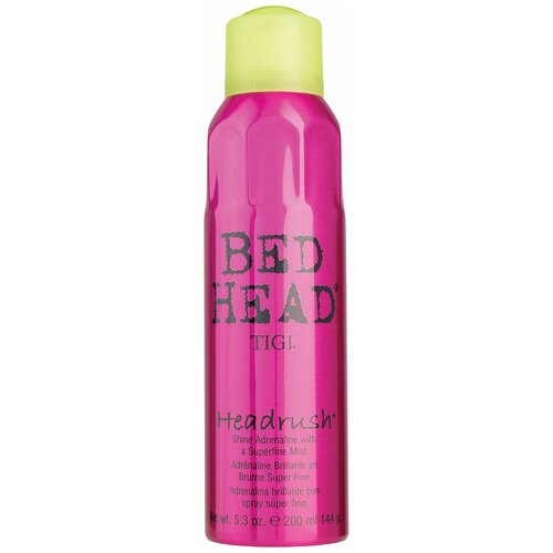 Tigi, Bed Head, Headrush Superfine Shine Spray,Спрей для придания блеска волосам, 200 мл
