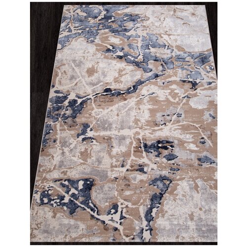 Ковер LALI - Прямоугольник Синий, Современный, Ковер на пол, в гостиную, спальню, в ассортименте, Турция, Бельгия, Турция (240 см. на 340 см.)