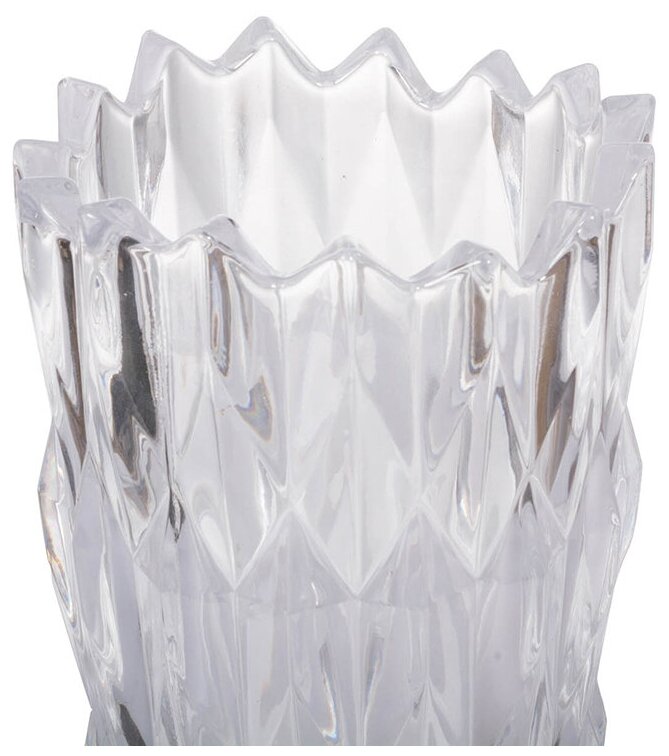 Ваза 12x12x24см Glasar 76659 Hoff - фото №4