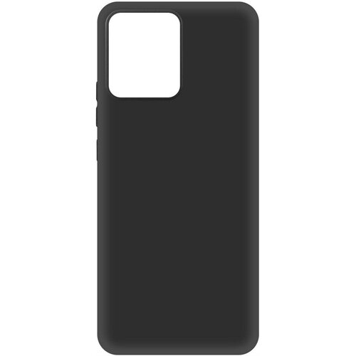 Чехол-накладка Krutoff Soft Case для Realme Narzo 50i Prime черный чехол накладка krutoff soft case семечки для realme narzo 50i prime черный