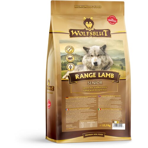 Wolfsblut Range Lamb Senior (Ягненок для пожилых собак) 12,5 кг