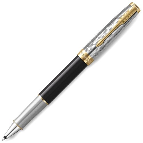 PARKER Ручка-роллер Sonnet Premium T537, 2119786, черный цвет чернил, 1 шт.