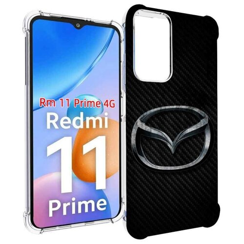 Чехол MyPads mazda мазда 1 женский для Xiaomi Redmi 11 Prime 4G задняя-панель-накладка-бампер