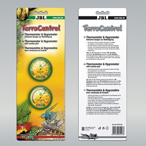 [282.6151700] JBL TerraControl - Термометр и гигрометр для террариума с присосками, 282.6151700 (1 шт) - фотография № 9