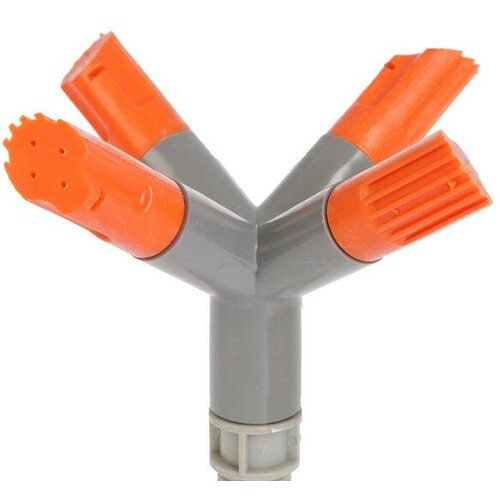 Распылитель 4-лепестковый 28 см штуцер под шланги 12 34 пика ABS пластик для дома 519₽