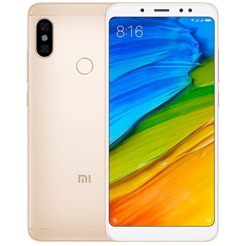 Смартфон Xiaomi Redmi Note 5 6/128 ГБ CN, Dual nano SIM, золотой смартфон xiaomi redmi 9 6 128 гб cn dual nano sim морская волна