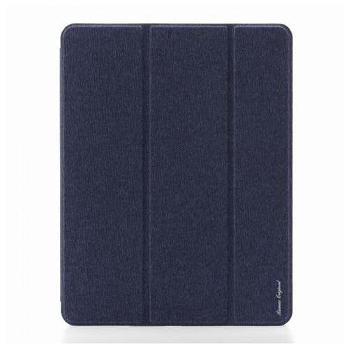 фото Чехол для планшета apple ipad pro 12.9" 2018 remax leather pt-10 с отсеком для стилуса blue