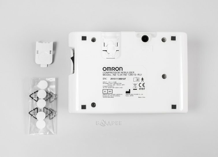 Ингалятор OMRON компрессорный NE-C24 (NE-C801S-RU) - фото №20