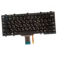 Клавиатура для ноутбука Dell Latitude E5250, E5250T, E5270, E7250, E7270, Latitude 13 (7350), XPS 12 9250, Latitude 12 7275 black, с подсветкой