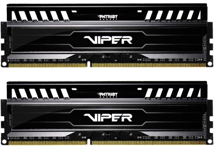 Оперативная память 16Gb DDR-III 1600MHz Patriot Viper 3 Black Mamba (PV316G160C9K) (2x8Gb KIT)