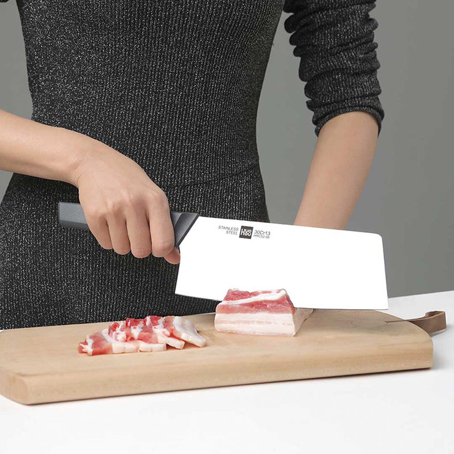 Набор кухонных ножей Xiaomi HuoHou Kitchen knife Set Lite [hu0057] - фото №7