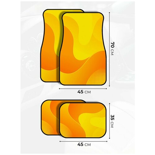 Коврики для автомобиля с принтом Волны
