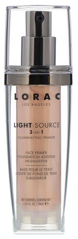 Lorac Праймер для лица с эффектом сияния 3 в 1 Light Source, 30 мл, Утренняя заря