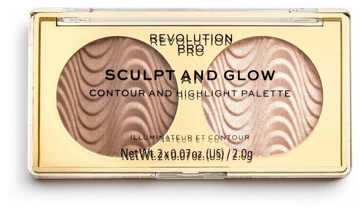 Revolution Pro Бронзер и Хайлайтер Sculpt & Glow Desert Sky