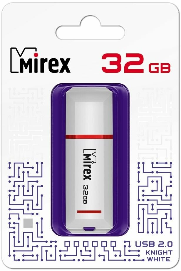 Флешка USB Flash Drive MIREX KNIGHT WHITE 32GB