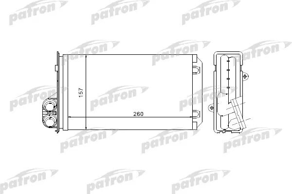 PATRON PRS2069 Радиатор печки