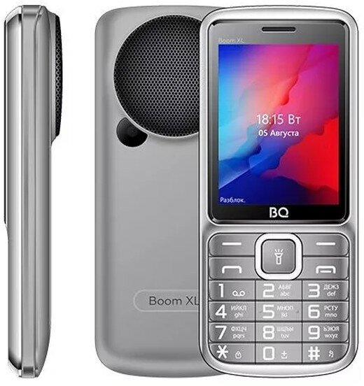 Сотовый телефон BQ BQM-2810 Boom XL серый (2*SIM, 2,8",32Mb,320х240,mSD до 8 ГБ,0,3Мп,1700 мАч) - фотография № 7