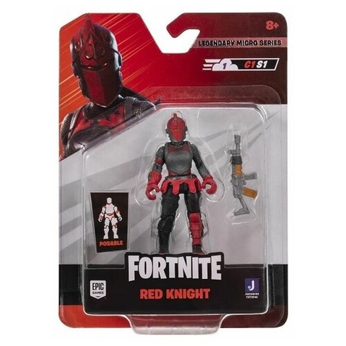 Fortnite - Микрофигурка героя Red Knight с аксессуарами (LS) игрушка fortnite фигурка героя black knight с аксессуарами pp