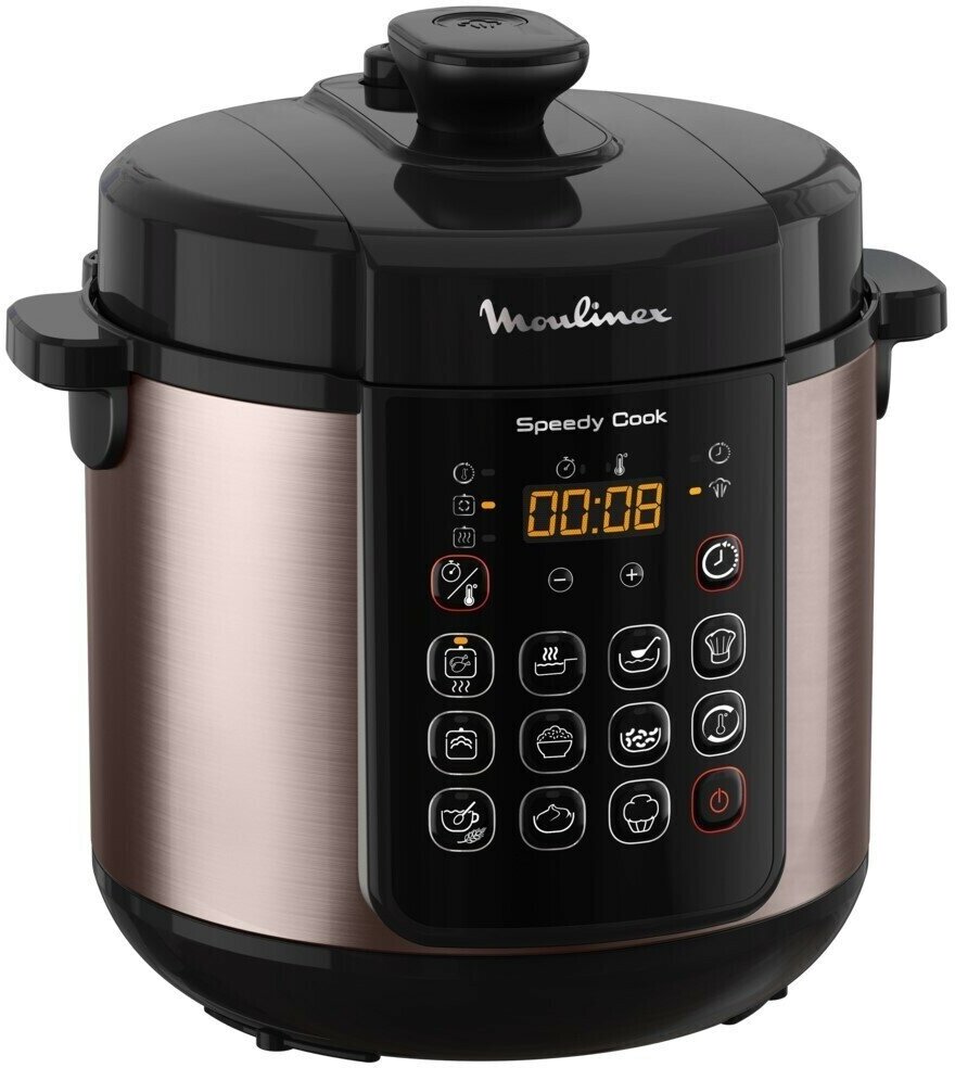 Мультиварка скороварка Moulinex Speedy Cook CE222B32, 5 л, 10 программ