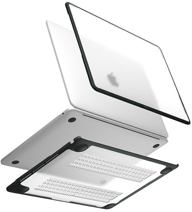 Чехол Uniq Venture для MacBook Air 13 (2022 M2) прозрачный/серый