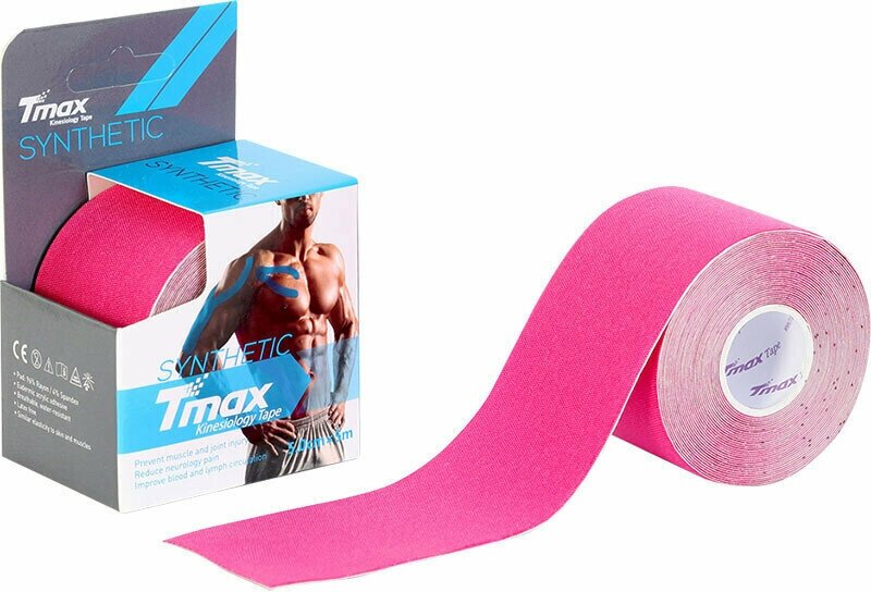 Кинезиотейп Tmax Синтетика Rayon Base Tape 5см, розовый